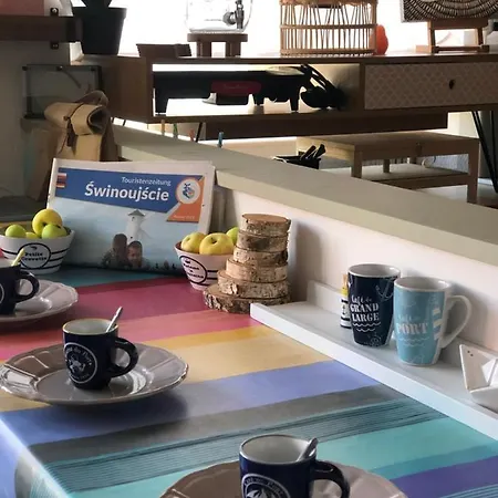 Boho Am Hafen,mit Fahrradern *