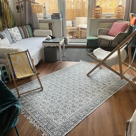 Boho Am Hafen,mit Fahrradern * シフィノウイシチェ