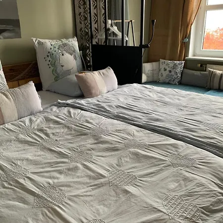 Boho Am Hafen,mit Fahrradern