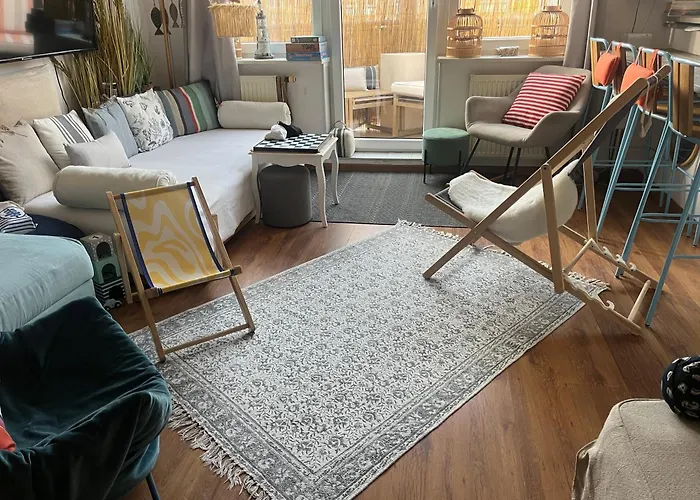 Boho Am Hafen,mit Fahrradern * シフィノウイシチェ